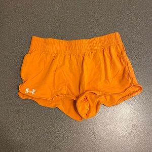 Under armor orange shorts